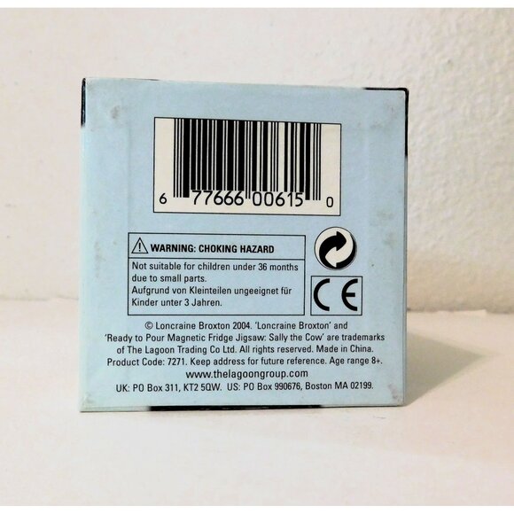 Cow Theme Magnetic Fridge Jigsaw Loncraine Broxton Milk Carton 100-Piece Puzzle - Picture 6 of 7